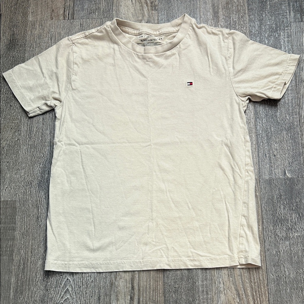 Tommy Hilfiger Men's Off-White Short Sleeve Tee